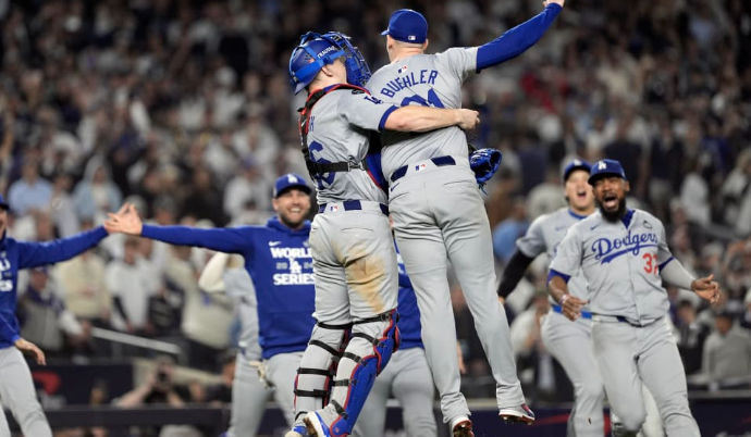 Los Dodgers hacen historia con una remontada épica en el  quinto juego  de la Serie Mundial